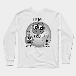 The Unbalanced Metal Element Long Sleeve T-Shirt